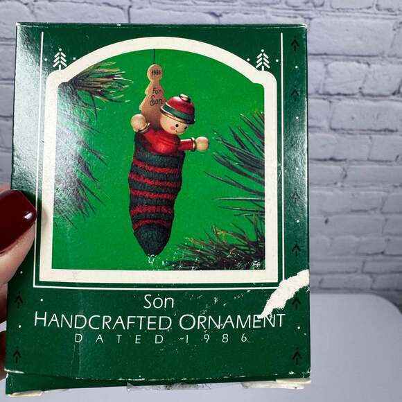 Hallmark Other - Rare Vintage Hallmark 1986 Son Handcrafted Ornament! NEW IN BOX